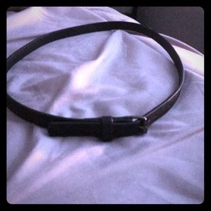 Black faux leather belt!
